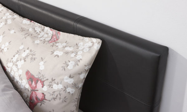 Marikina End Lift Ottoman Single Bed | Black