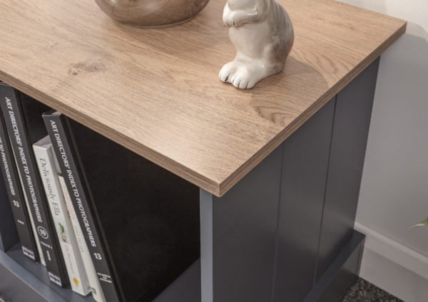 Oban Lamp Table | Slate Blue | Self Assembly