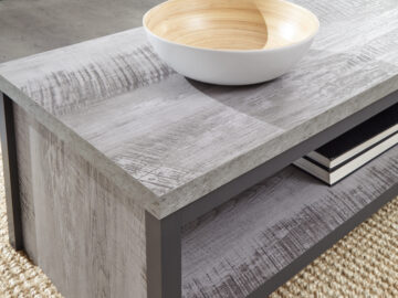 Fenway Grey Simple Coffee Table