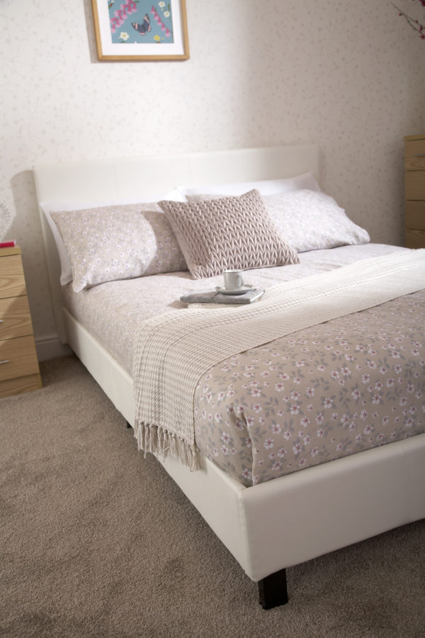 Simplicity Double Bed in A Box | White