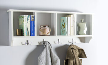 White Wall Rack