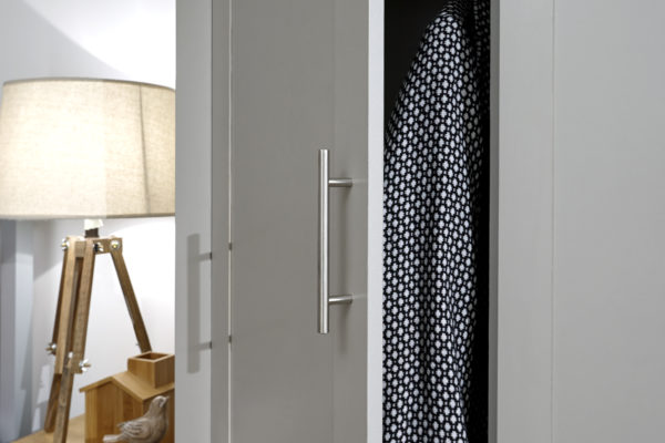 Fife Grey 2 Door 2 Drawer Wardrobe | Grey