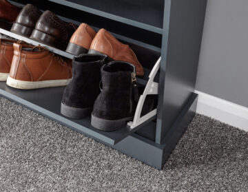 Oban Slate Blue Shoe Cabinet