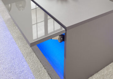 Lugo Grey Coffee Table | Lift Up Panels