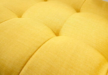 Yellow Upholstered Bench | Mustard | Clearance