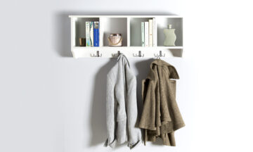 White Wall Rack