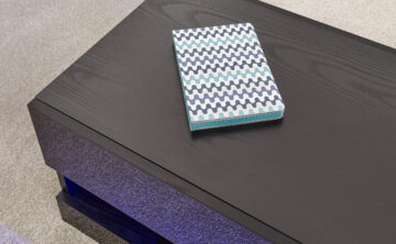 Lugo Black Coffee Table | Lift Up Panels