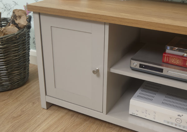 Fife Grey Large TV Cabinet | Grey | Self Assembly