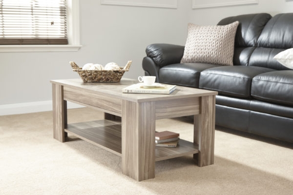 Shetland Lift Up Coffee Table | Walnut | Self Assembly