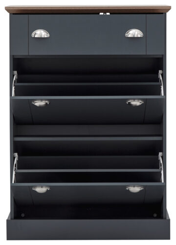 Oban Slate Blue Shoe Cabinet