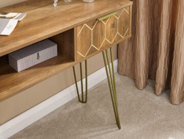 Kentwood 2 Drawer Console Table | Mango Finish
