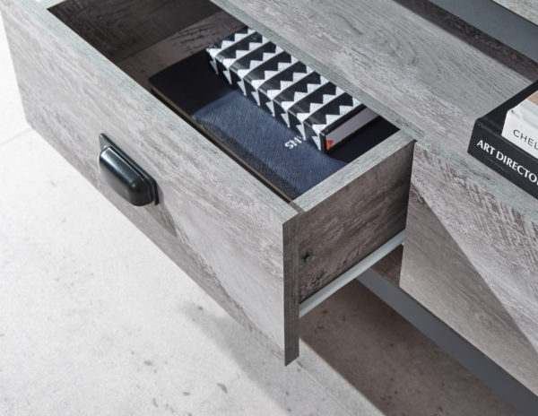 Fenway Corner TV Unit | Grey | Self Assembly