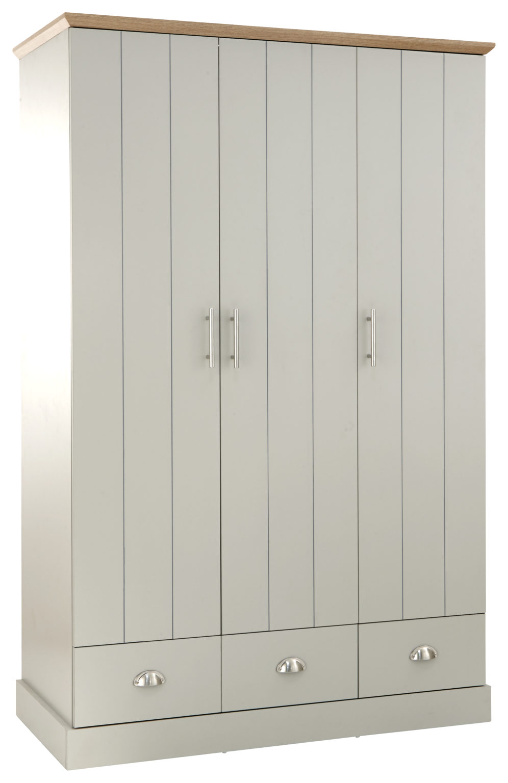 Oak Triple Wardrobes Free Delivery & Returns Oak World
