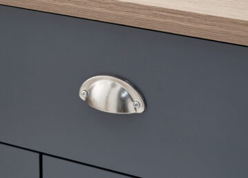 Oban Slate Blue 3 Door Large Sideboard with Drawers