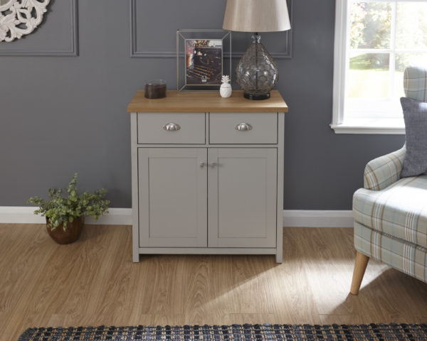 Fife Compact Sideboard | Grey | Self Assembly