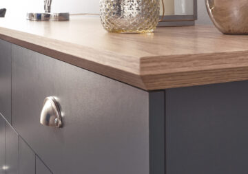 Oban Slate Blue 3 Door Large Sideboard with Drawers