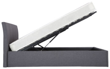 Baltimore Grey 5′ King Size Ottoman Bed