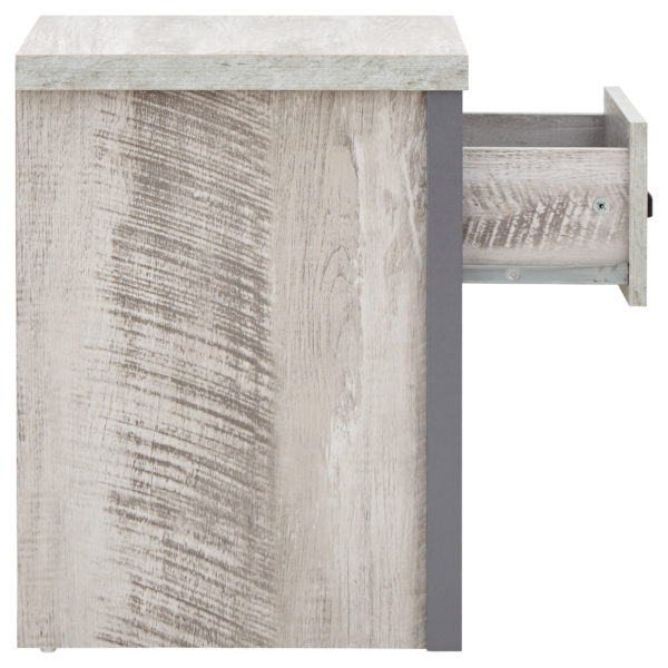 Fenway Lamp Table | Grey | Bedside Table | Self Assembly