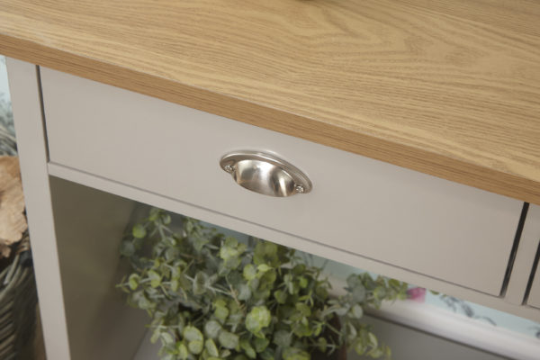 Fife Grey Console Table | Grey | Self Assembly