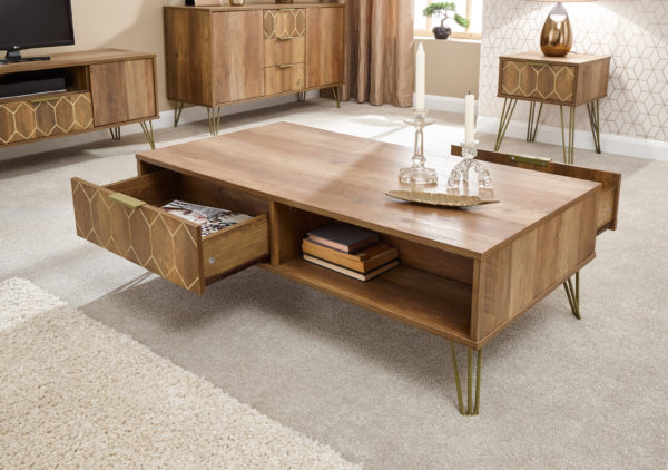 Kentwood Mango Coffee Table | Self Assembly