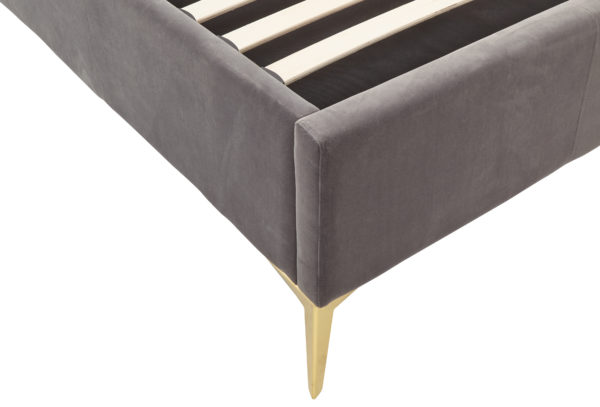 Haikou Double End Lift Ottoman Bed | Grey