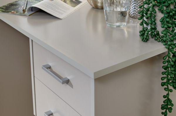 Elgin 2 Drawer Desk | Grey | Self Assembly