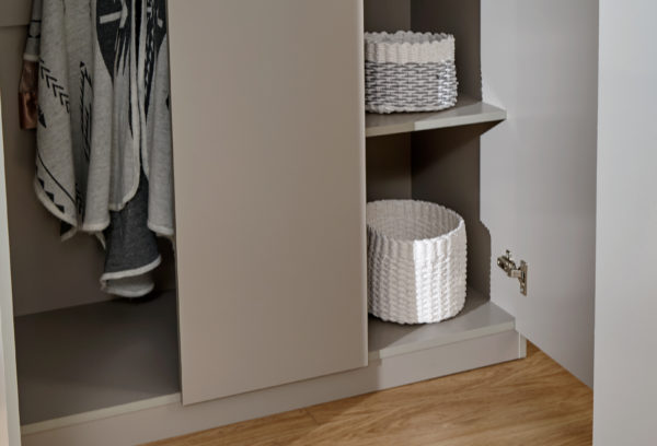 Elgin 4 Piece Bedroom Set Wardrobe Chest & Bedsides | Grey