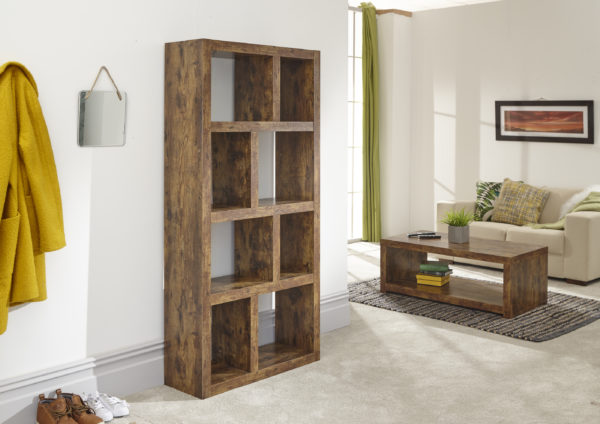 Maluku Tall Bookcase | Mango | Self Assembly