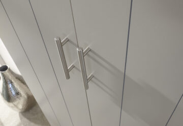 Oban Grey 2 Door Wardrobe with Drawer