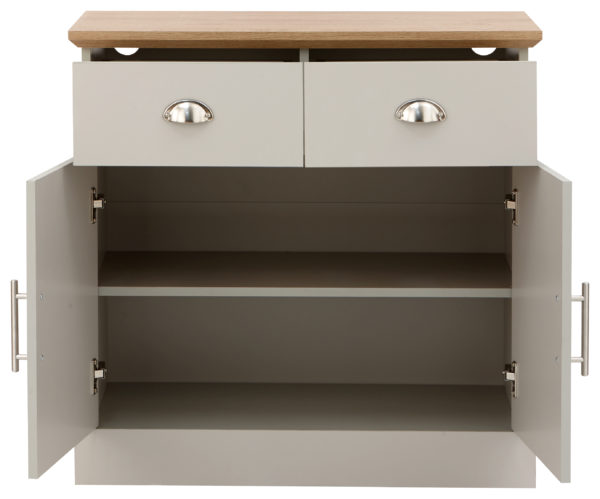 Oban Compact Sideboard | Grey | Self Assembly