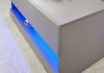 Lugo Grey Coffee Table | Lift Up Panels