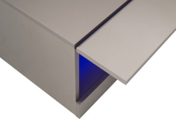 Lugo Grey Coffee Table | Lift Up Panels