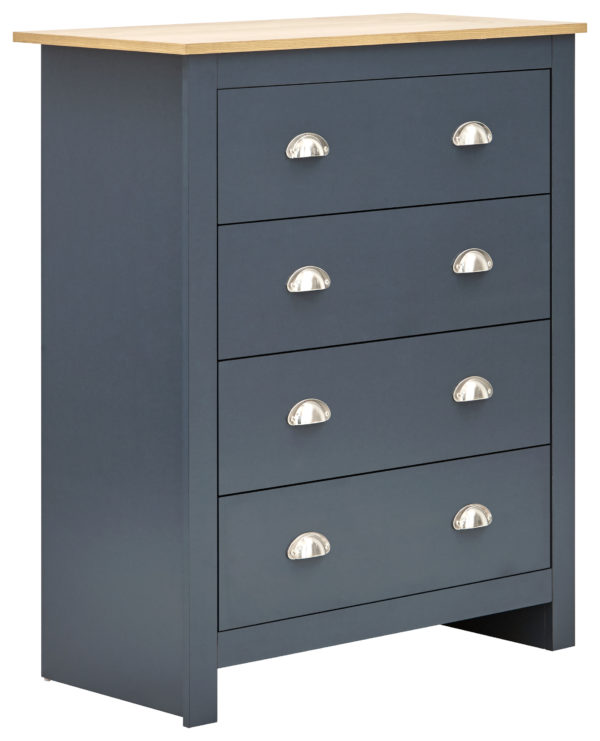 Fife Slate Blue 3 Piece Bedroom Furniture Set | Slate Blue