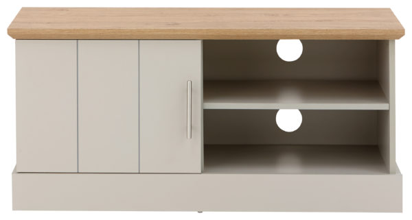Oban Small TV Unit | Grey | Self Assembly