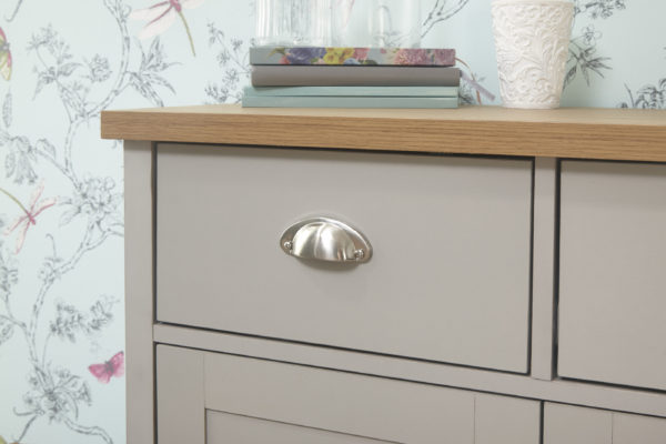 Fife Compact Sideboard | Grey | Self Assembly