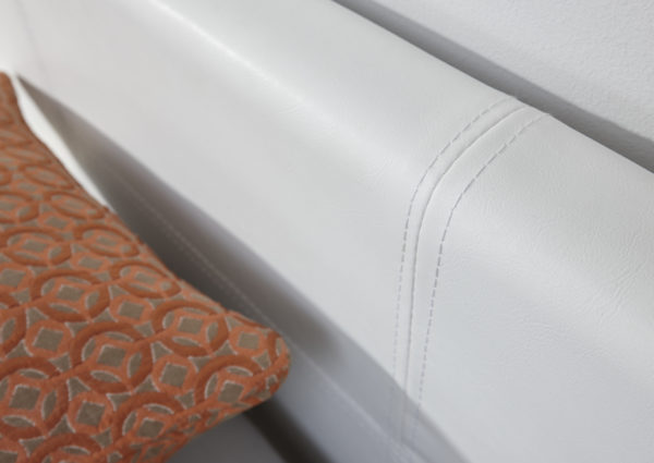 Marikina End Lift Ottoman Single Bed | White