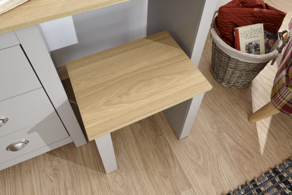 Fife Grey Dressing Table Set | Grey | Self Assembly