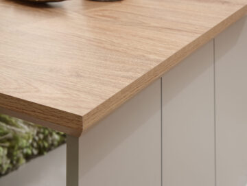Oban Grey Coffee Table | Oak Finish Top
