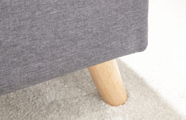 Midvale Ottoman | Light Grey | Self Assembly