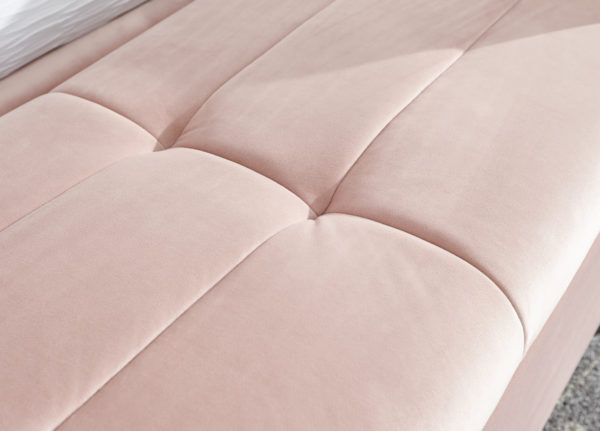 Haikou Storage Bench | Blush Pink | Self Assembly