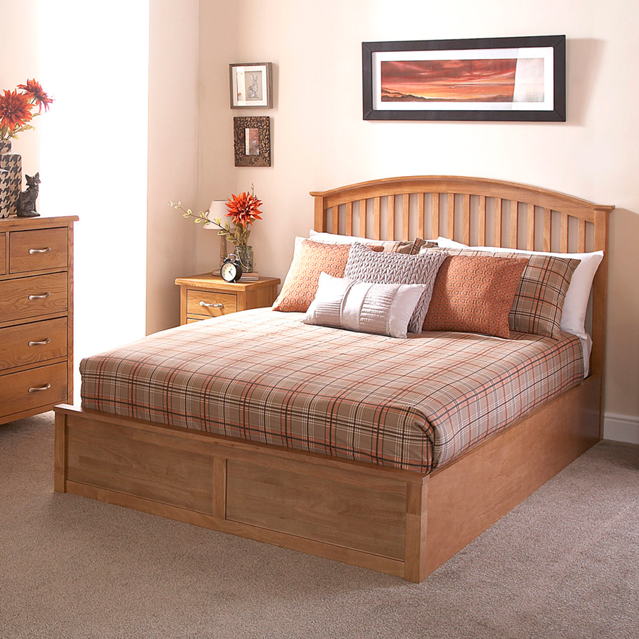 King size ottoman bed wooden hotsell