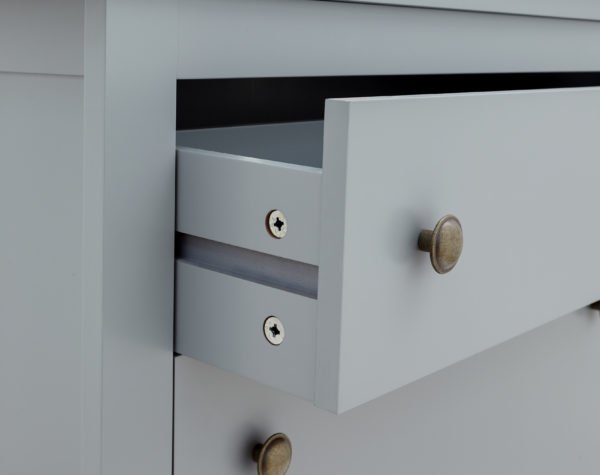 Two Tier Shoe Cabinet | Grey | Self Assembly