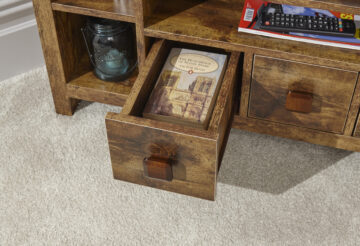 Maluku Corner TV Unit | Mango | Clearance