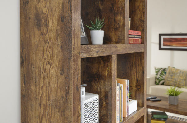 Maluku Tall Bookcase | Mango | Self Assembly