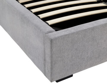 Braga Dark Grey 4’6 Double Ottoman Bed