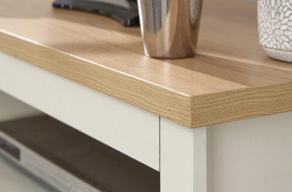 Fife Cream Corner TV Unit | Cream | Self Assembly