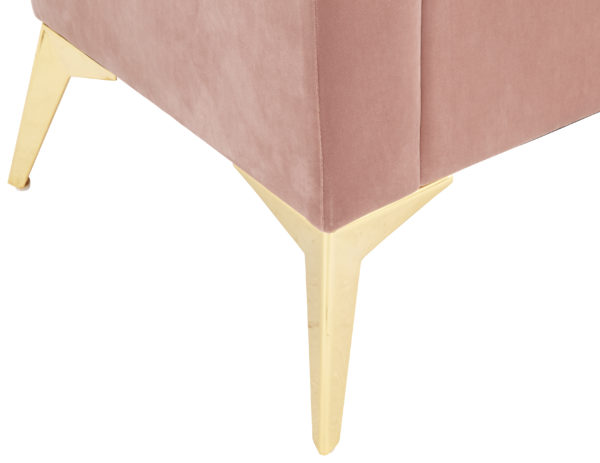Haikou Storage Bench | Blush Pink | Self Assembly