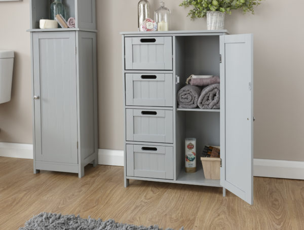 Skala Grey Multi Cabinet | Self Assembly