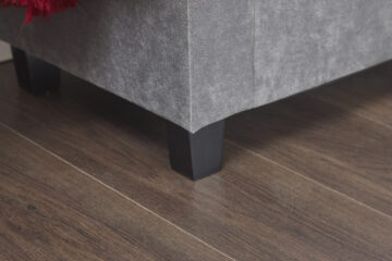 Roma Grey Chenille Diamante Window Seat