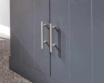 Oban Slate Blue 3 Door Large Sideboard with Drawers
